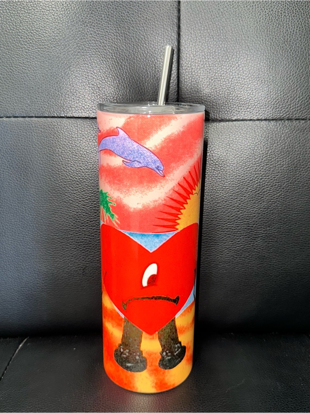 Custom made Bad Bunny Tumbler UVST